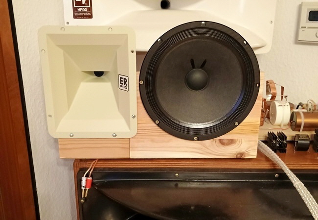 2 Wege Horn Dipol Speaker einspielen