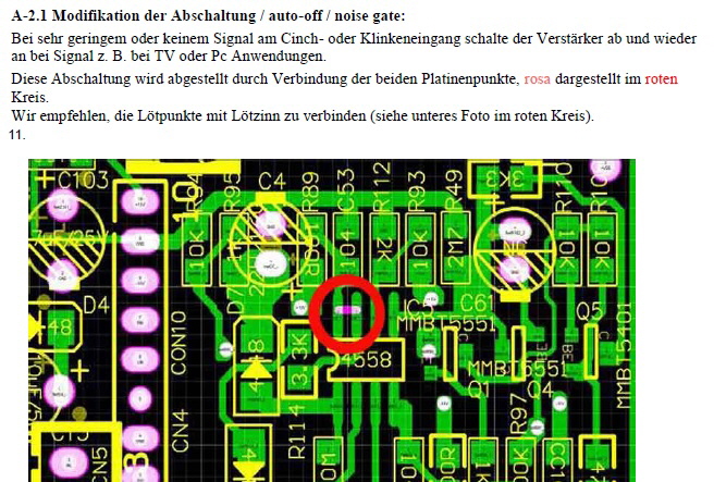 Abschaltung Reckhorn A 2.1