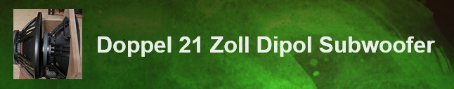 Doppel 21 Zoll Dipol Subwoofer Button