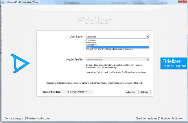 Fidelizer 8.3 Windows optimierung