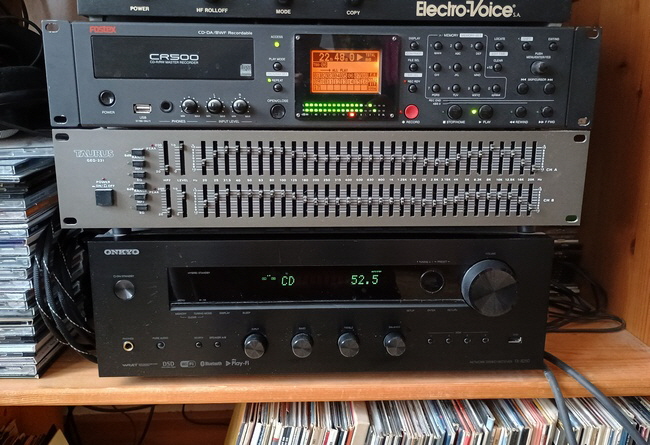 Fostex CR-500 und Onkyo TX-8250