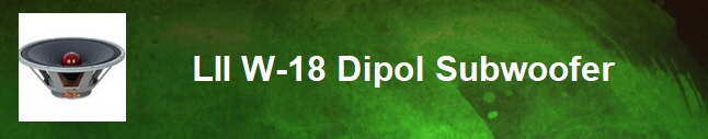Lii W-18 Dipol Subbwoofer Button