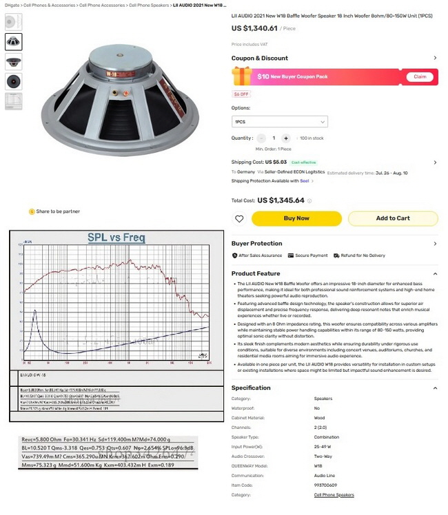 Lii W-18 Preis 2025