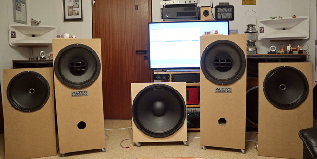 Omnes Audio cx15 mit Dipol Subwoofer vs Altec Lansing 604