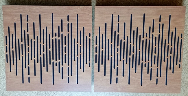 Schallabsorptions-Diffusor-Akustikplatte