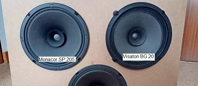 Visaton BG 20 vs. Monacor SP 205