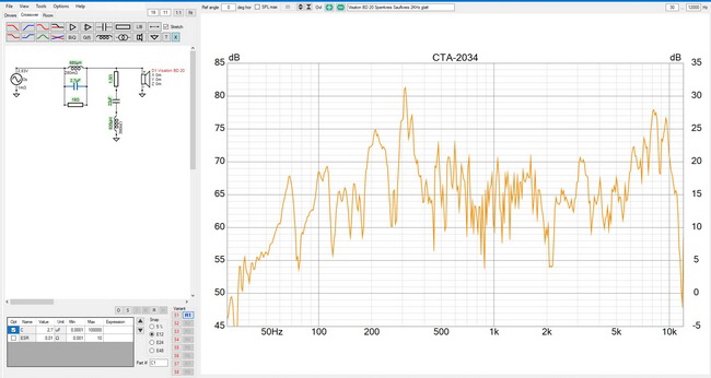Visaton BG20-Sperrreis + Saubkreis 1+2 KHz glatt
